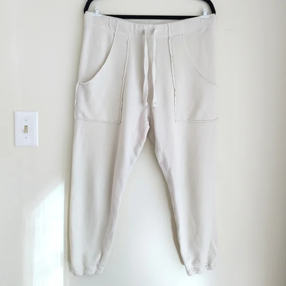 Frank & Eileen Eamon Jogger Sweatpant in Vintage White - Picture 2 of 10